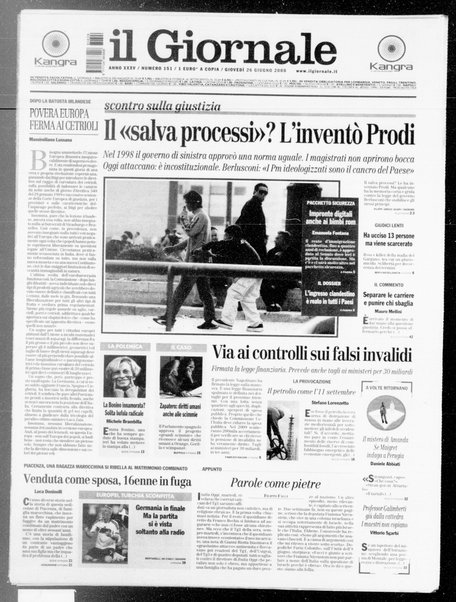 Il giornale : quotidiano del mattino